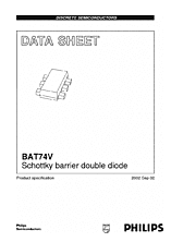 DataSheet BAT74V pdf