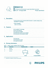 DataSheet BSH112 pdf