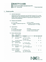 DataSheet BUK7Y13-40B pdf