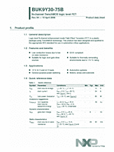 DataSheet BUK9Y30-75B pdf