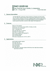DataSheet DAC1203D160 pdf