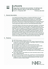 DataSheet LPC2378 pdf