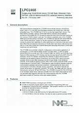 DataSheet LPC2468 pdf