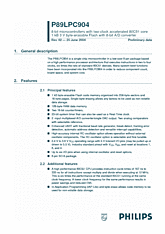 DataSheet P89LPC904 pdf