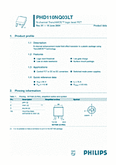 DataSheet PHD110NQ03LT pdf