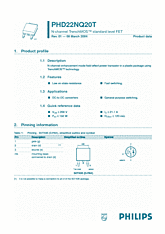 DataSheet PHD22NQ20T pdf