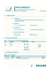 DataSheet PHK12NQ03LT pdf