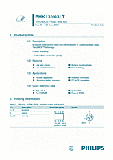 DataSheet PHK13N03LT pdf