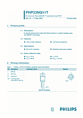 DataSheet PHP23NQ11T pdf