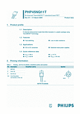 DataSheet PHP45NQ11T pdf