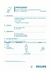 DataSheet PHP52N06T pdf