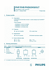 DataSheet PHD82NQ03LT pdf