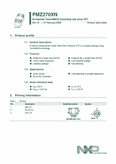 DataSheet PMZ270XN pdf