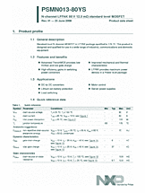 DataSheet PSMN013-80YS pdf