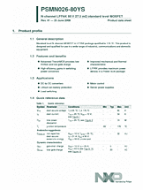 DataSheet PSMN026-80YS pdf