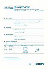 DataSheet PSMN085-150K pdf