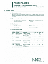 DataSheet PSMN2R2-40PS pdf