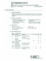 DataSheet PSMN2R6-40YS pdf