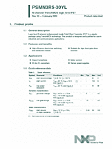 DataSheet PSMN3R5-30YL pdf