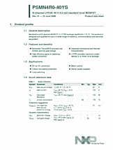 DataSheet PSMN4R0-40YS pdf
