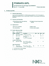 DataSheet PSMN4R3-30PL pdf