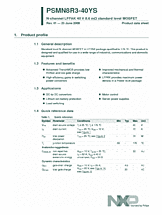 DataSheet PSMN8R3-40YS pdf