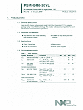 DataSheet PSMN9R0-30YL pdf