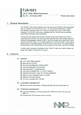 DataSheet TJA1021 pdf