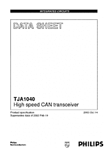 DataSheet TJA1040 pdf