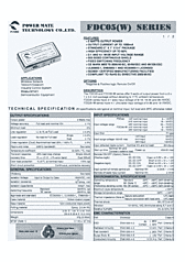 DataSheet FDC05-24D15W pdf