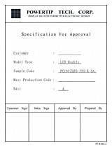 DataSheet PC1602-J pdf