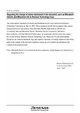 DataSheet M5M51008D-55H pdf