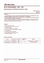 DataSheet R1LV0816ABG-5SI pdf