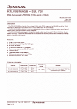 DataSheet R1LV0816ASB-5SI pdf