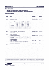 DataSheet K6R4004C1D pdf