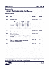 DataSheet K6R4008C1D pdf