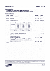 DataSheet K6R4008V1D pdf