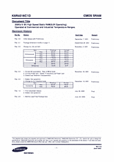 DataSheet K6R4016C1D pdf