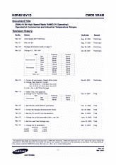 DataSheet K6R4016V1D pdf