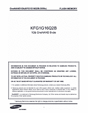 DataSheet KFG1G16Q2B pdf