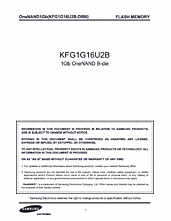 DataSheet KFG1G16U2B pdf