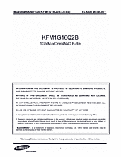 DataSheet KFM1G16Q2B pdf