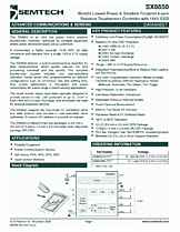 DataSheet SX8650 pdf