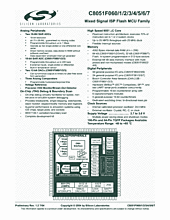 DataSheet C8051F061 pdf