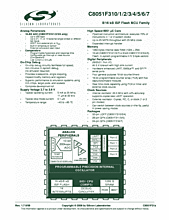 DataSheet C8051F313 pdf