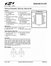DataSheet Si8430-B-IS pdf