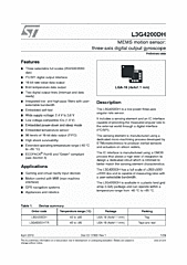 DataSheet L3G4200DH pdf