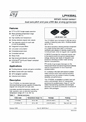 DataSheet LPY430AL pdf