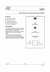 DataSheet LS204 pdf