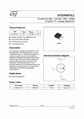 DataSheet STD35NF3LL pdf